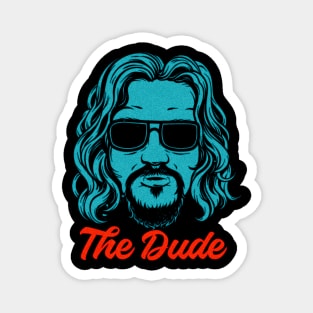 The Dude Retro Overprint Magnet