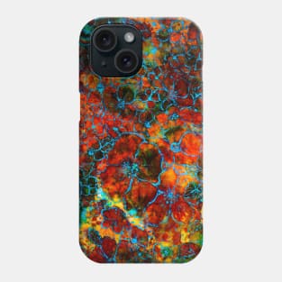 Floral red abstract Phone Case