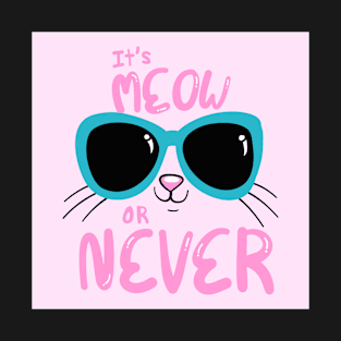 It's Meow Or Never T-Shirt