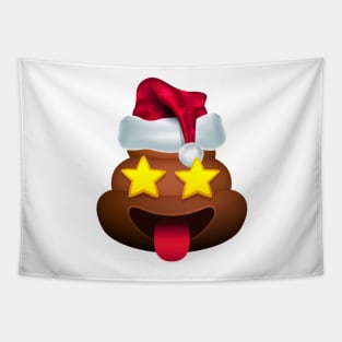 Merry Christmas Emoji For Christmas Tapestry