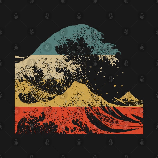 Great Wave Vintage by giovanniiiii