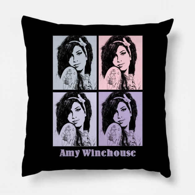 The 27 Amy Pop ART Pillow by KERIKIL