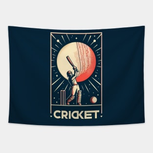 Cricket Player Tapestry