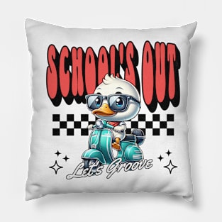 School's out let's groove summer fun Pillow