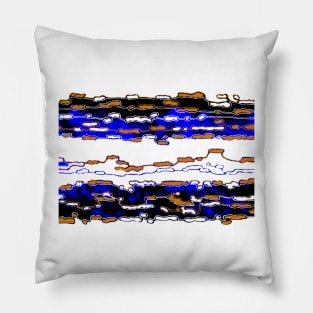 Bush Ants Abstract Digital Var 8 Transparent Background Pillow