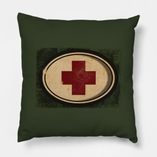 Military Red Cross Pillow