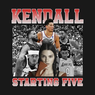 Kendall Starting Five Basketball T-Shirt