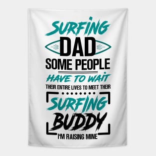 Surfing Dad Tapestry