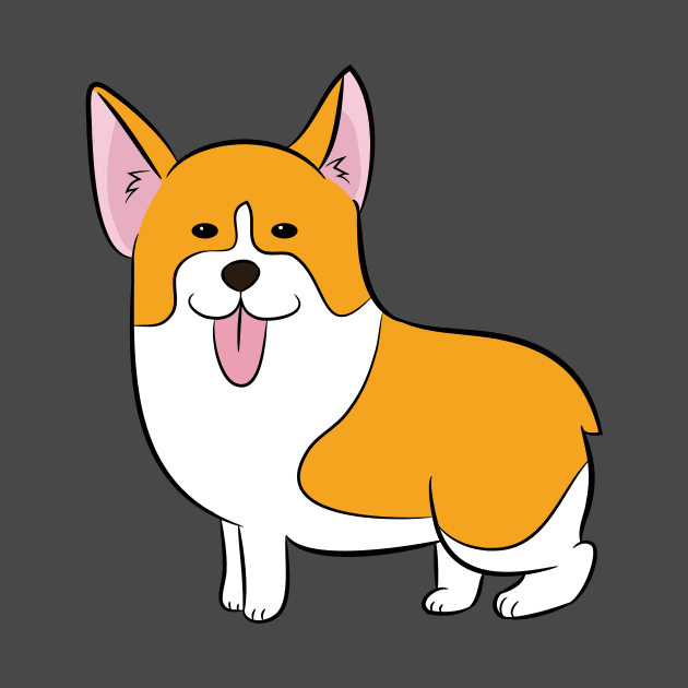 Corgi Lick by bropaca