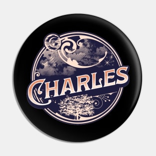 Charles Name Tshirt Pin