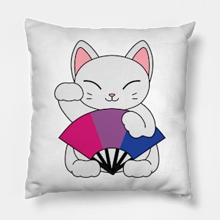 Bisexual Lucky Cat Pillow