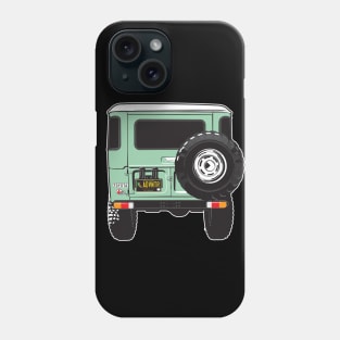 Landcruiser backside in Spring Green Phone Case