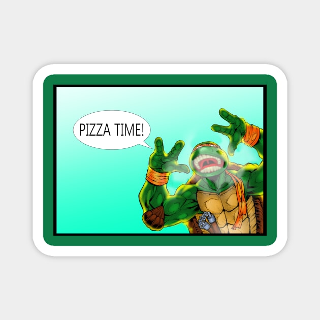 Pizza Time Magnet by Comixdesign