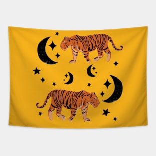 Tiger Moon Tapestry