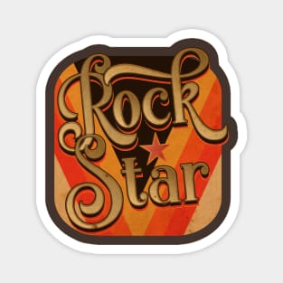 Vintage Rock Star Magnet