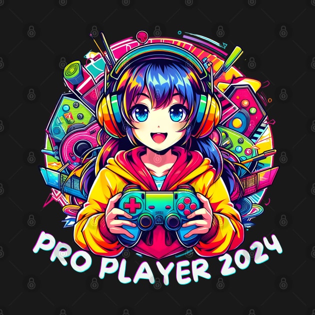 Pro player 2024 gamer girl by Japanese Fever