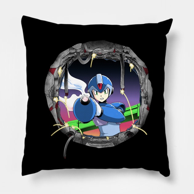 Bustershot Pillow by CoinboxTees