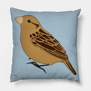 House Sparrow Pillow