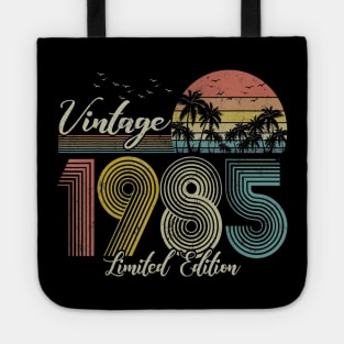 Vintage 1985 Limited Edition Men Women Best Birthday Gift Tote