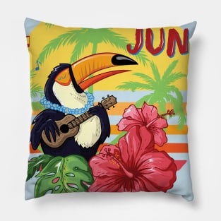 Aloha de la jungle Pillow