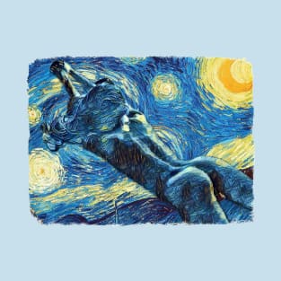 Yoga Van Gogh Style T-Shirt