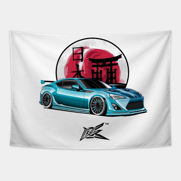 toyota gt86 scion frs low Tapestry by naquash