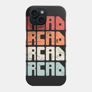 Retro 70s ARCADE Text Phone Case