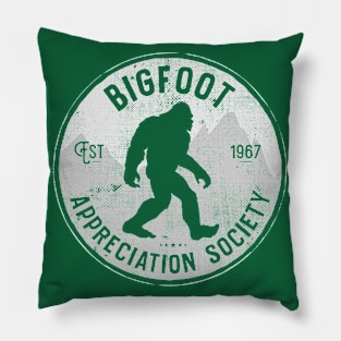 Bigfoot Appreciation Society Pillow