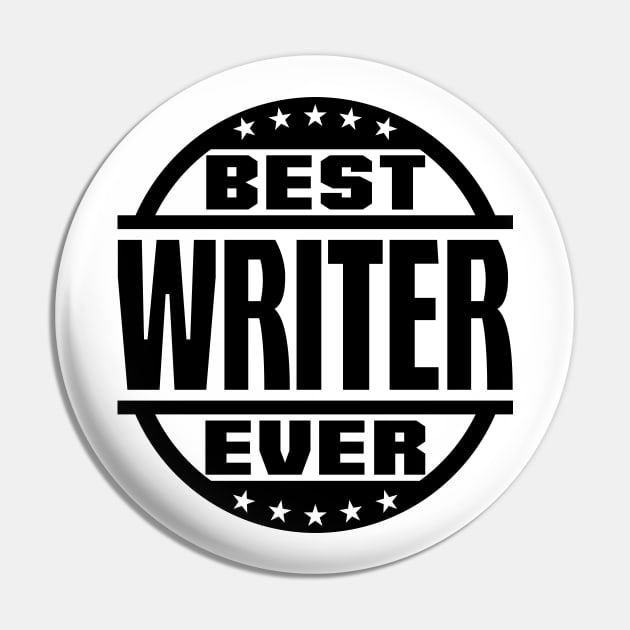 Best Writer Ever Pin by colorsplash