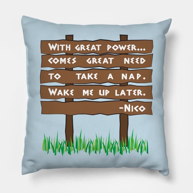 With Great Power Pillow by photokapi