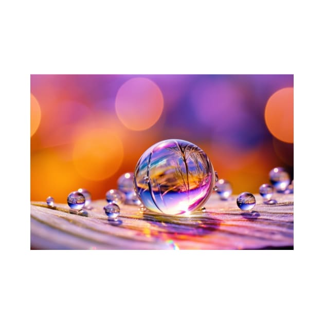 Water Drop Dewdrop Nature Serene Calm by Cubebox