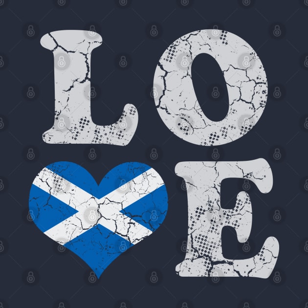 Scotland Flag Love Scottish Scot Family Heritage by E