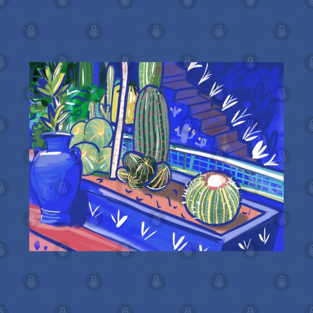 Blue cactus style by Mimie20