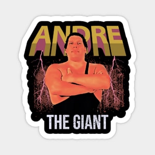 Andre The Giant // Retro Style Design Magnet