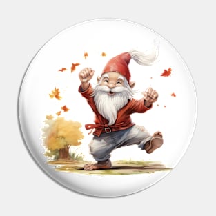 Autumn Happy Gnome #2 Pin