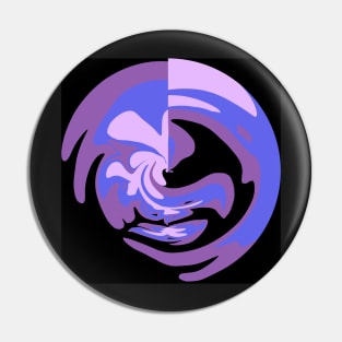 Purple and black III Pin