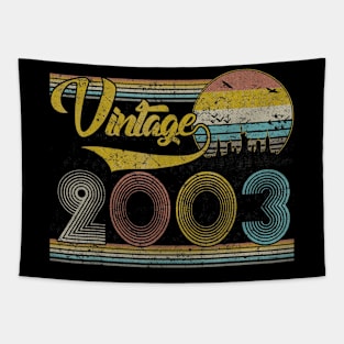 Classic 17th birthday gift for Men women Vintage 2003 Tapestry