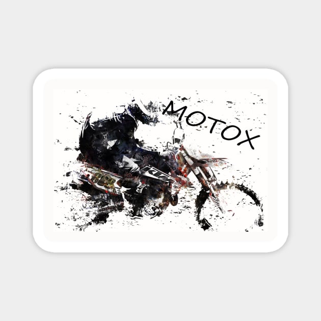 Moto-x Rider Magnet by Highseller