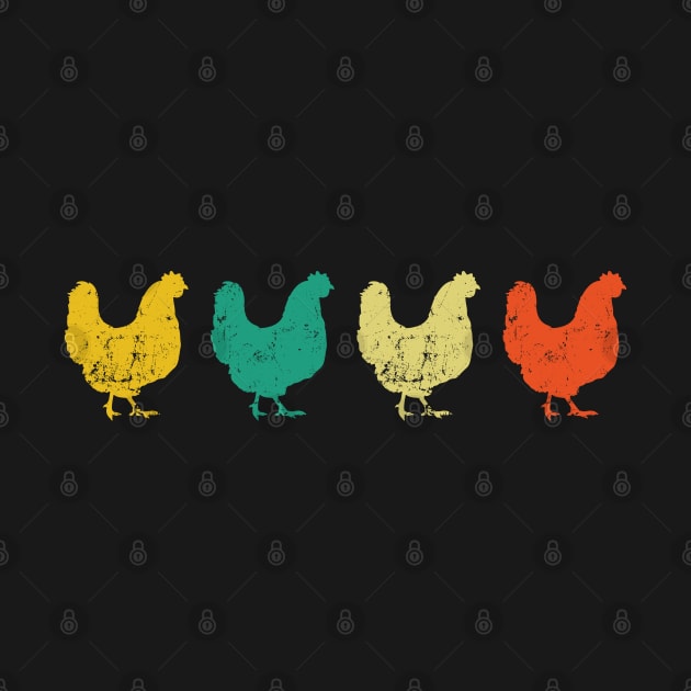 Retro Chicken by Madelyn_Frere