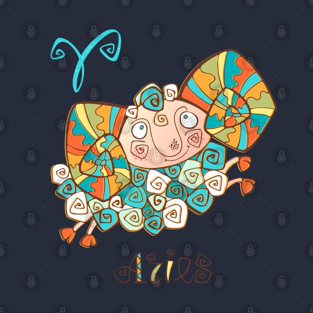 horoscope Aries children by Mako Design 