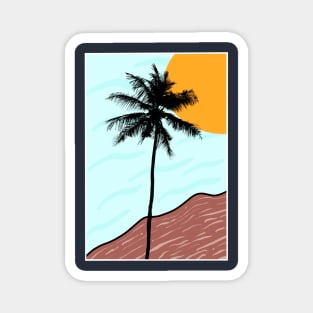 coconut tree Magnet