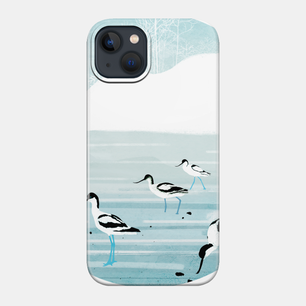 Avocets - Birds - Phone Case