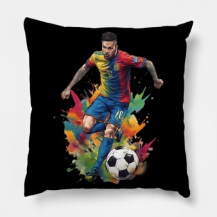Soccer Footballer Pillow
