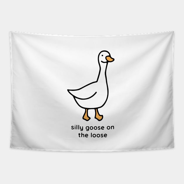 Silly goose on the loose Tapestry by maura41