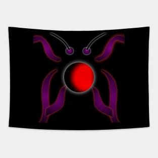 butterfly solar eclipse Tapestry