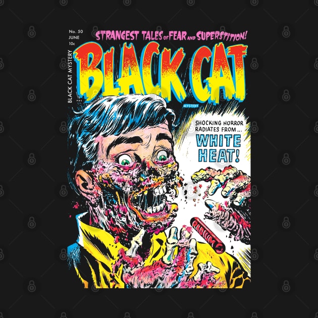 Black Cat Mystery 50 comic cover by MarbitMonster