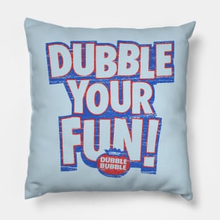 Vintage 80s Bubble Gum Pillow