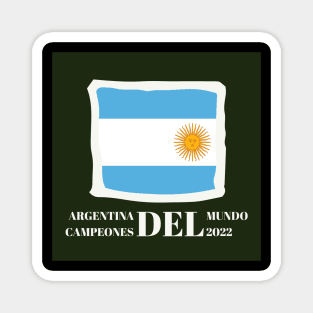 Argentina Campeones del Mundo 2022 Magnet