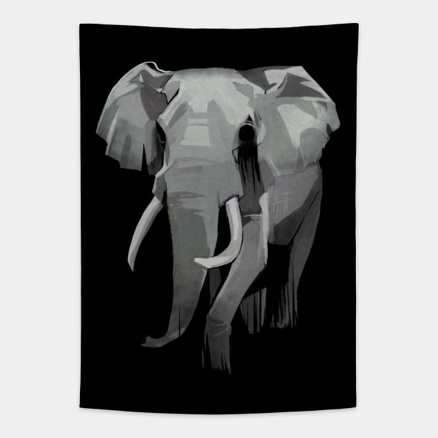 Doomed Elephant Tapestry by EveryAny