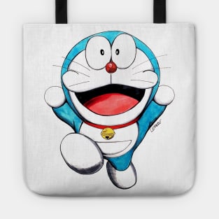 doraemon the cat from the future Tote